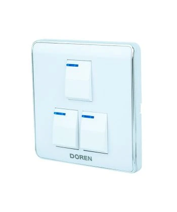 DOREN White 3 GANG SWITCH
