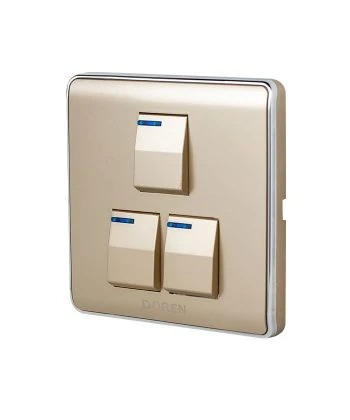 DOREN Golden 3 GANG SWITCH
